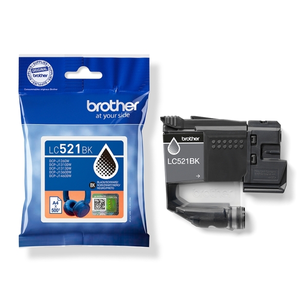 Cartucho Tinta Brother LC521BK Negro Original